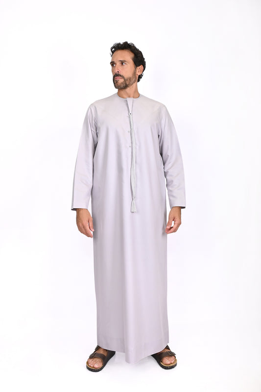 Tusk Gray Emirati Thobe