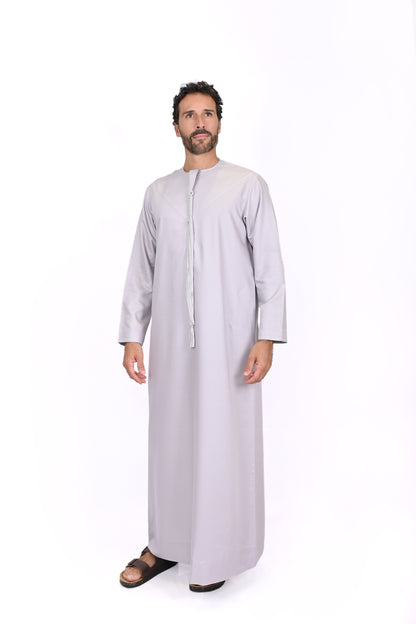 Tusk Gray Emirati Thobe