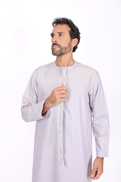 Tusk Gray Emirati Thobe